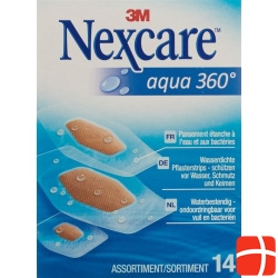 3M Nexcare patch Aqua 360 assorted 14 pcs