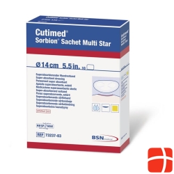 Cutimed Sorbion Sachet Multistar 8cm 10 pcs