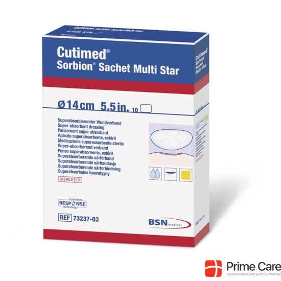 Cutimed Sorbion Sachet Multistar 8cm 10 pcs