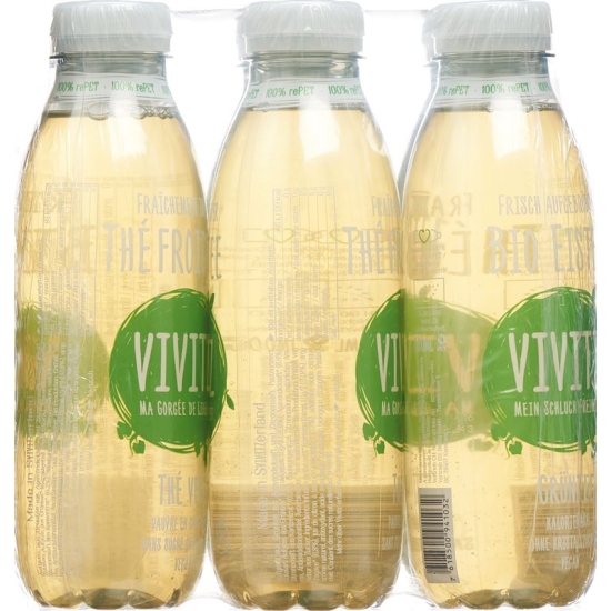 VIVITZ Bio iced tea green tea 6 x 0.5 lt