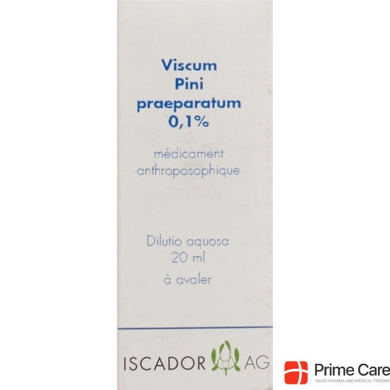 Iscador Viscum Pini Praeparatum 0.1% Dilutio aquosa 20 ml