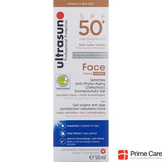 Ultrasun Face Tinted SPF 50+ Honey 50ml buy online