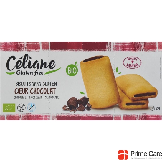 Les Recettes de Céliane biscuits cocoa hazelnut filling Gluten Free Organic 165 g