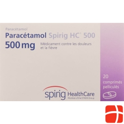 Paracetamol Spirig HC Filmtabl 500 mg 20 pieces