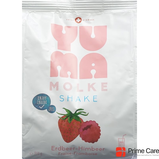 Yuma whey strawberry; raspberry Btl 750 g