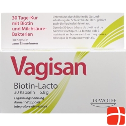 Vagisan biotin-lacto Cape 30 pcs