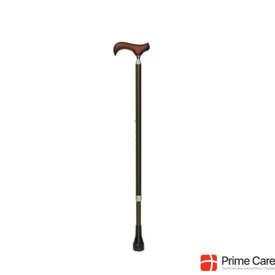 Dr. Cane metal Stock 70-93cm bronze Derby grasp on hardwood. > 100kg