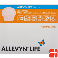 Allevyn Sacrum Life silicone foam dressing 17.2x17.5cm 10 pcs