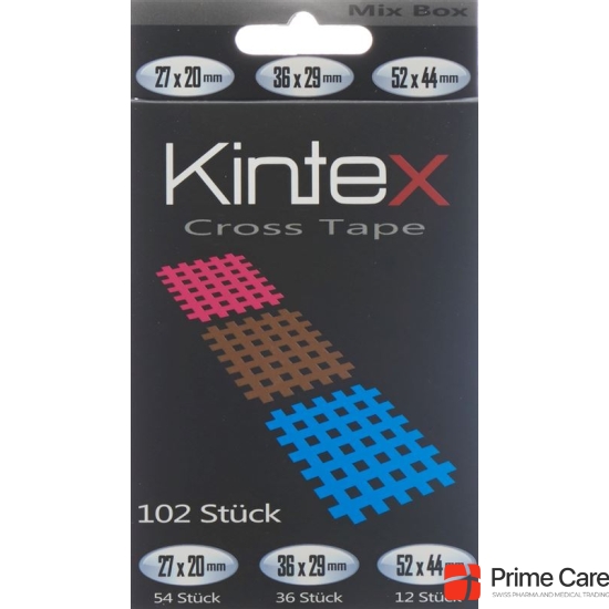 Kintex Cross Tape Mix Box plaster 102 pcs