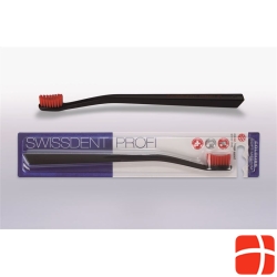 Swissdent Colors toothbrush black / red soft-medium