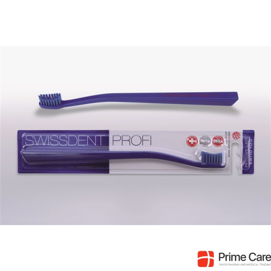 Swissdent Colors toothbrush blue soft-medium