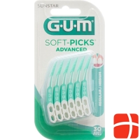 GUM SUNSTAR bristles Softpicks Advanced Regular 30 pcs