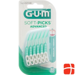 GUM SUNSTAR bristles Softpicks Advanced Regular 30 pcs