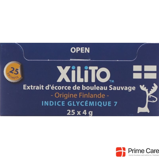 Xylitol Xilito Birkenzucker Finland 25 Battalion 4 g