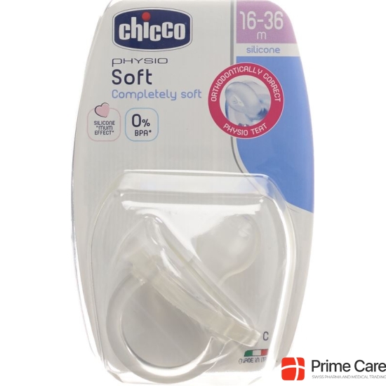 Chicco Physiological pacifier GOMMOTTO silicone maxi 16-36m DE / FR