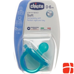 Chicco Physiological Soother GOMMOTTO BLUE silicone mini 0-6m DE / FR