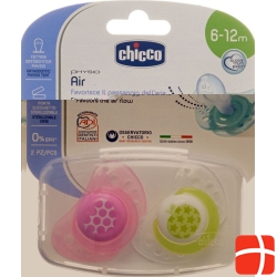 Chicco Physiological Soother silicone medium PINK 6-16m CASE IT / DE / FR 2 pcs