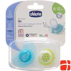 Chicco Physiological Soother silicone medium BLUE 6-16m CASE IT / DE / FR 2 pcs