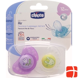 Chicco Physiological Soother silicone maxi PINK 16-36m CASE IT / DE / FR 2 pcs