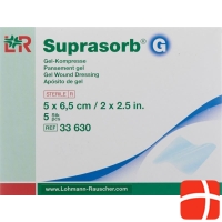 Suprasorb G gel compress 5x6.5cm 5 pcs