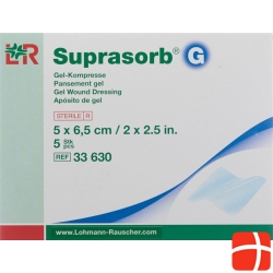 Suprasorb G gel compress 5x6.5cm 5 pcs