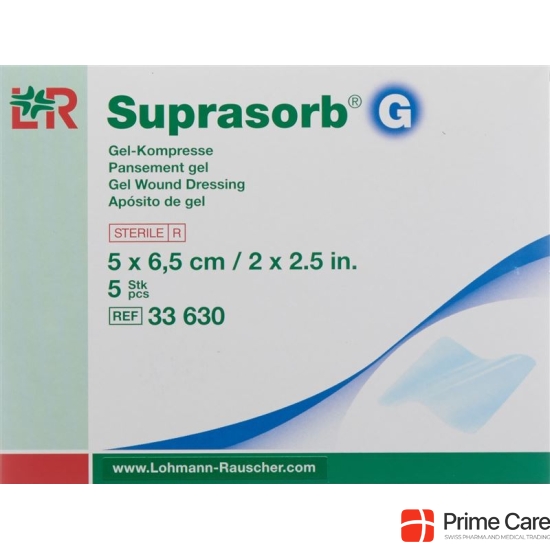 Suprasorb G gel compress 5x6.5cm 5 pcs