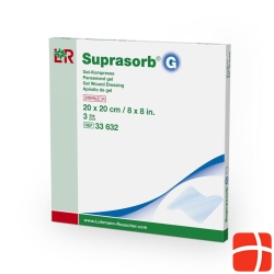 Suprasorb G gel compress 20x20cm 3 pcs