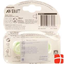 Avent Philips soother unisex 18M + green