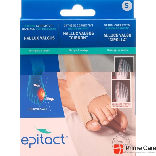 Epitact rigid correction bandage bunion NIGHT S 20-21.5cm