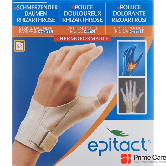 Epitact rigid thumb bandage NIGHT L 17-19cm right