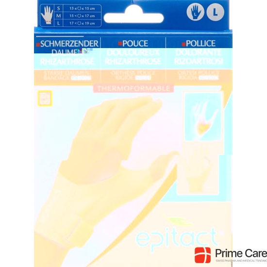 Epitact rigid thumb bandage NIGHT L 17-19cm left