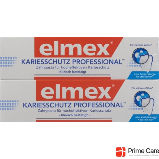 elmex ANTICARIES PROFESSIONAL toothpaste Duo 2 x 75 ml