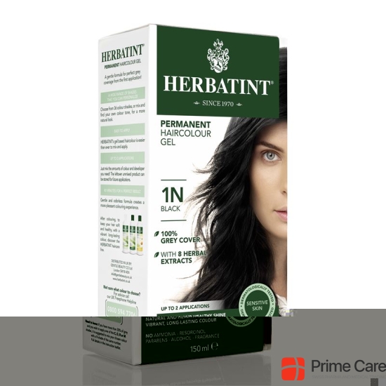 HERBATINT HAIRCOLOUR 1N Black 150 ml