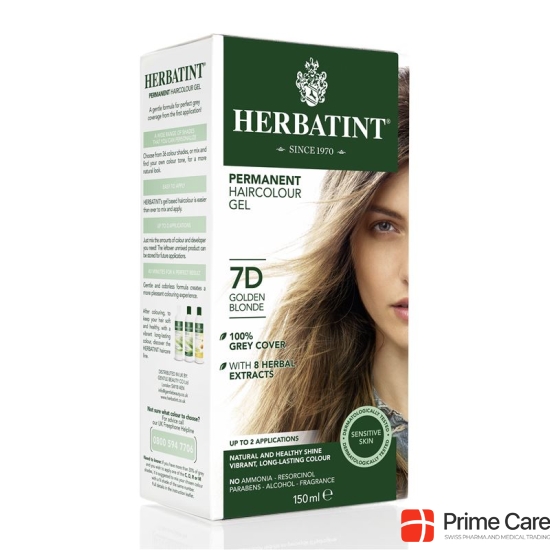 HERBATINT HAIRCOLOUR 7D Goldblond 150 ml