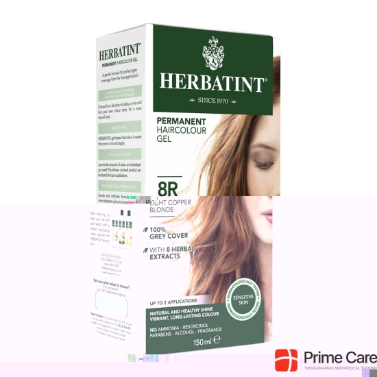 HERBATINT HAIRCOLOUR 8R Bright copper Blond 150 ml