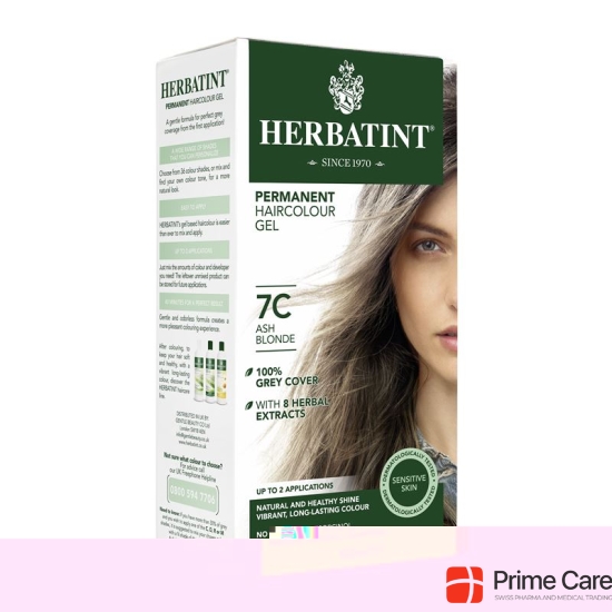 HERBATINT HAIRCOLOUR 7C ash blonde 150 ml