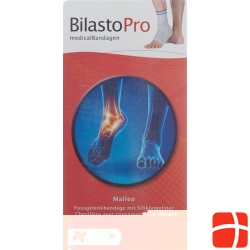 Bilasto Pro Malleo ankle bandage XL gray with silicone pads