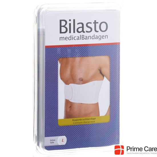 Bilasto broken rib bandage S White Unisex