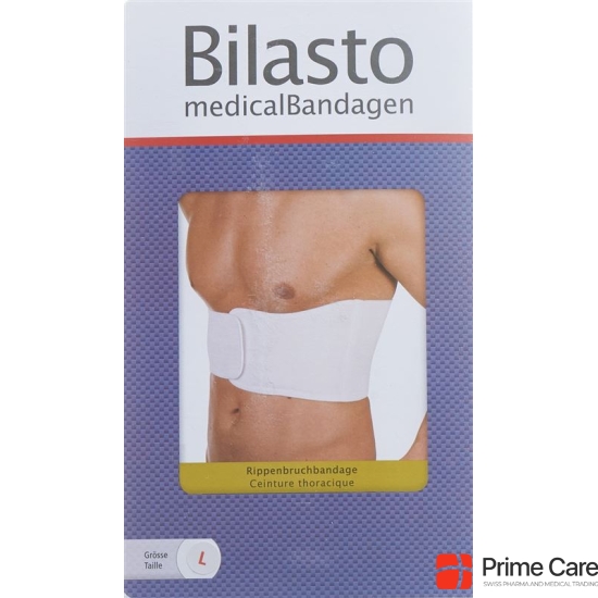 Bilasto broken rib bandage L White Unisex