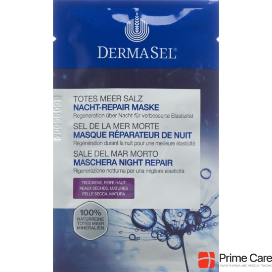 Dermasel mask Night Repair German / French / Italian Battalion 12 ml