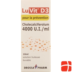 LUVIT D3 Cholecalciferolum oily solution 4000 IU / ml for the prophylaxis Fl 10 ml