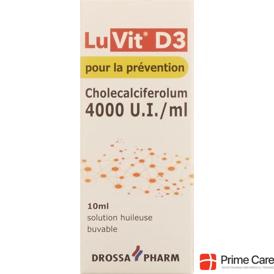 LUVIT D3 Cholecalciferolum oily solution 4000 IU / ml for the prophylaxis Fl 10 ml