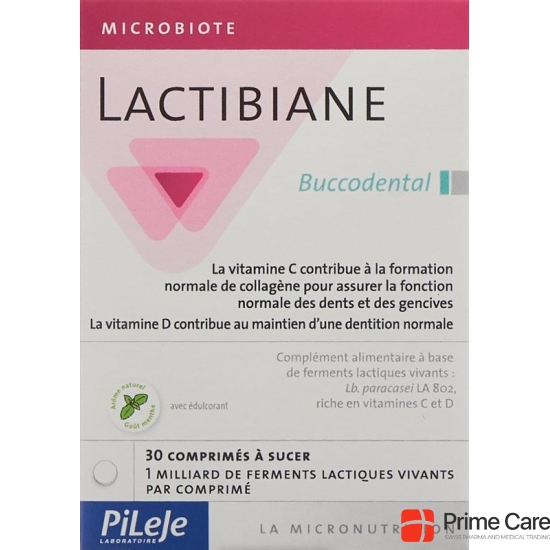 LACTIBIANE teeth and gums Lutschtabl 30 pcs