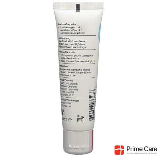 Andrea Care intimate care ointment without perfume Tb 50 ml