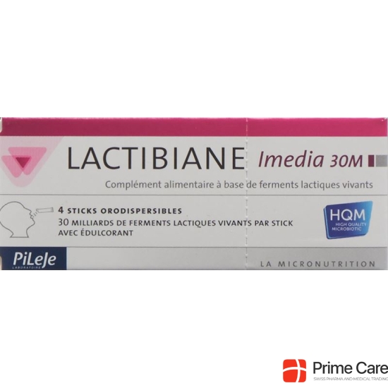 LACTIBIANE Imedia orodispersible Sticks 4 pcs