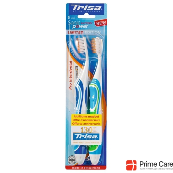 Trisa Sonic Power Battery Pro interdental DUO 2 pcs