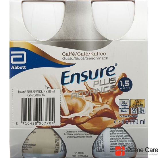 Ensure Plus Advance Coffee 4 x 220 ml