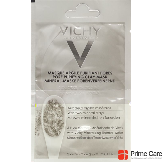 Vichy mineral mask refines pores 2 Btl 6 ml