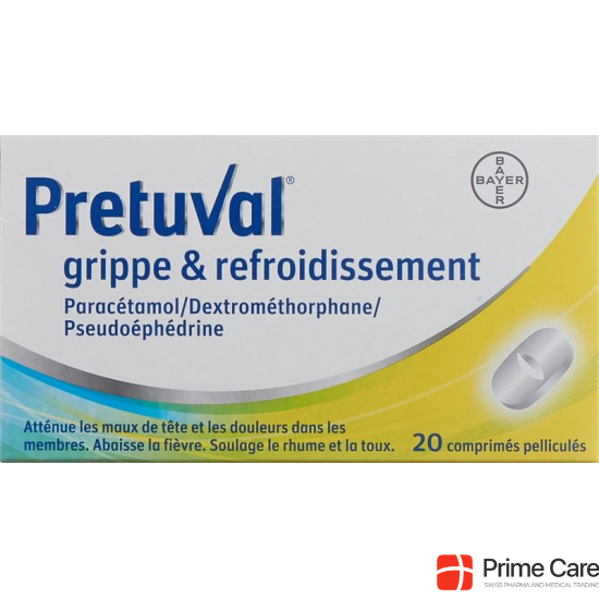 Pretuval flu and cold Filmtabl 20 pcs