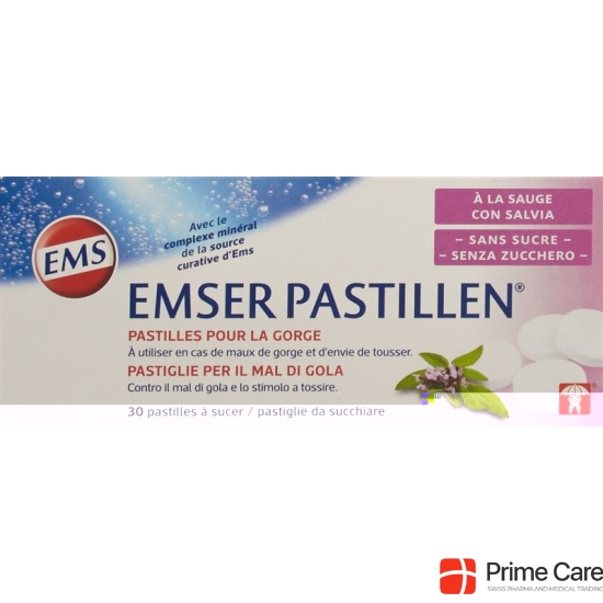 Emser sugar-free with sage 30 lozenges